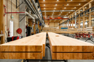 Kalesnikoff Mass Timber and K3 modular construction operations near Castlegar, British Columbia. Founded as a family-owned sawmill in 1940, Kalesnikoff has expanded into mass timber, modular components and finished building systems, investing about $65 million across major facilities in South Slocan and Castlegar. The site shows how a traditional forestry company can move up the value chain, supporting regional employment while producing engineered wood products that can contribute to faster construction and lower embodied carbon in some building applications.