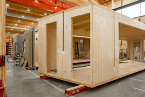 Kalesnikoff Mass Timber and K3 modular construction operations near Castlegar, British Columbia. Founded as a family-owned sawmill in 1940, Kalesnikoff has expanded into mass timber, modular components and finished building systems, investing about $65 million across major facilities in South Slocan and Castlegar. The site shows how a traditional forestry company can move up the value chain, supporting regional employment while producing engineered wood products that can contribute to faster construction and lower embodied carbon in some building applications.