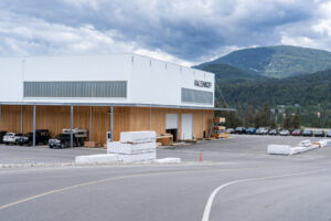 Kalesnikoff Mass Timber and K3 modular construction operations near Castlegar, British Columbia. Founded as a family-owned sawmill in 1940, Kalesnikoff has expanded into mass timber, modular components and finished building systems, investing about $65 million across major facilities in South Slocan and Castlegar. The site shows how a traditional forestry company can move up the value chain, supporting regional employment while producing engineered wood products that can contribute to faster construction and lower embodied carbon in some building applications.